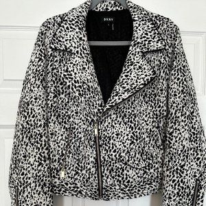 DKNY Jacket, XL, Black and White